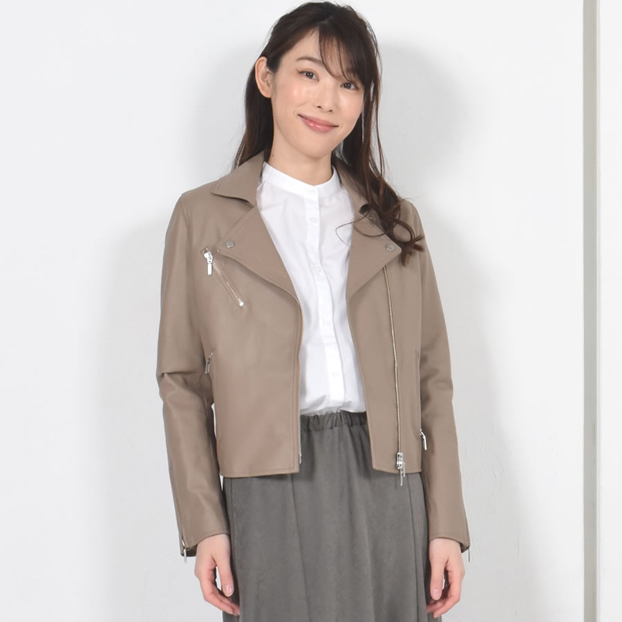ライダースジャケット [Merfirge]ラムレザー  ダブルレディース レディス 結婚式 レザー プレゼント 本革 本皮 レザージャケット (kt61150)