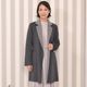 テーラーコート[MONCADA]カシミヤ 混紡 リバーシブル カシミア ウール ウィメンズ レディース コート ダブルフェイス リバーシブル アウター ミドル丈 テーラー チェスター (CW1630)