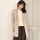 テーラーコート[MONCADA]カシミヤ 混紡 リバーシブル カシミア ウール ウィメンズ レディース コート ダブルフェイス リバーシブル アウター ミドル丈 テーラー チェスター (CW1630)