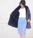 ダウン & レッキス リバーシブルコート 毛皮 ファー 女性用 レデイース ラビット コート  プレゼント ギフト ミセス ファッション(rr8470)