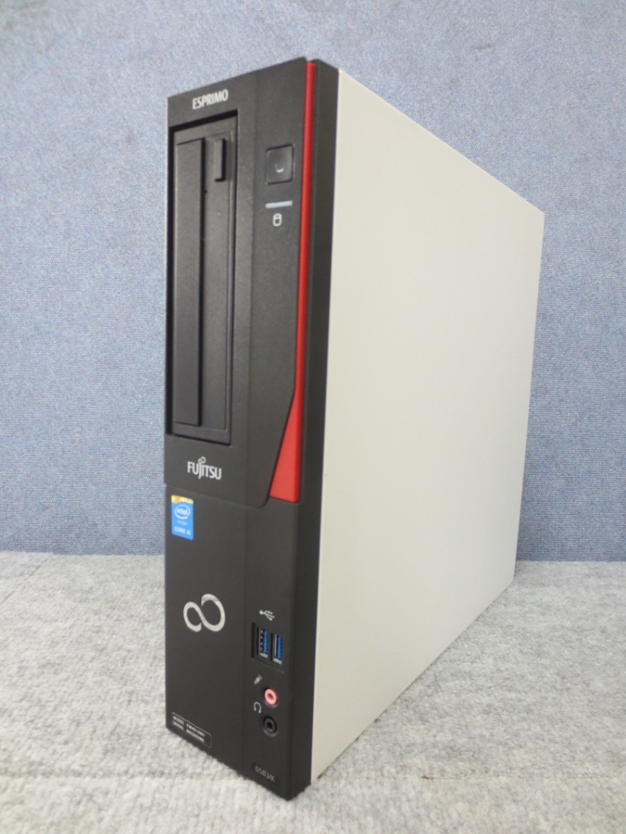 【中古PC】デスクトップパソコン 富士通 ESPRIMO D583/K / HDD 320 GB / インテル Corei5-4590 3.3GHz  / メモリ4GB / Windows 10 Professional（MARライセンス）-HBS MakeShopストア　各種業務ソフト・サプライ販売