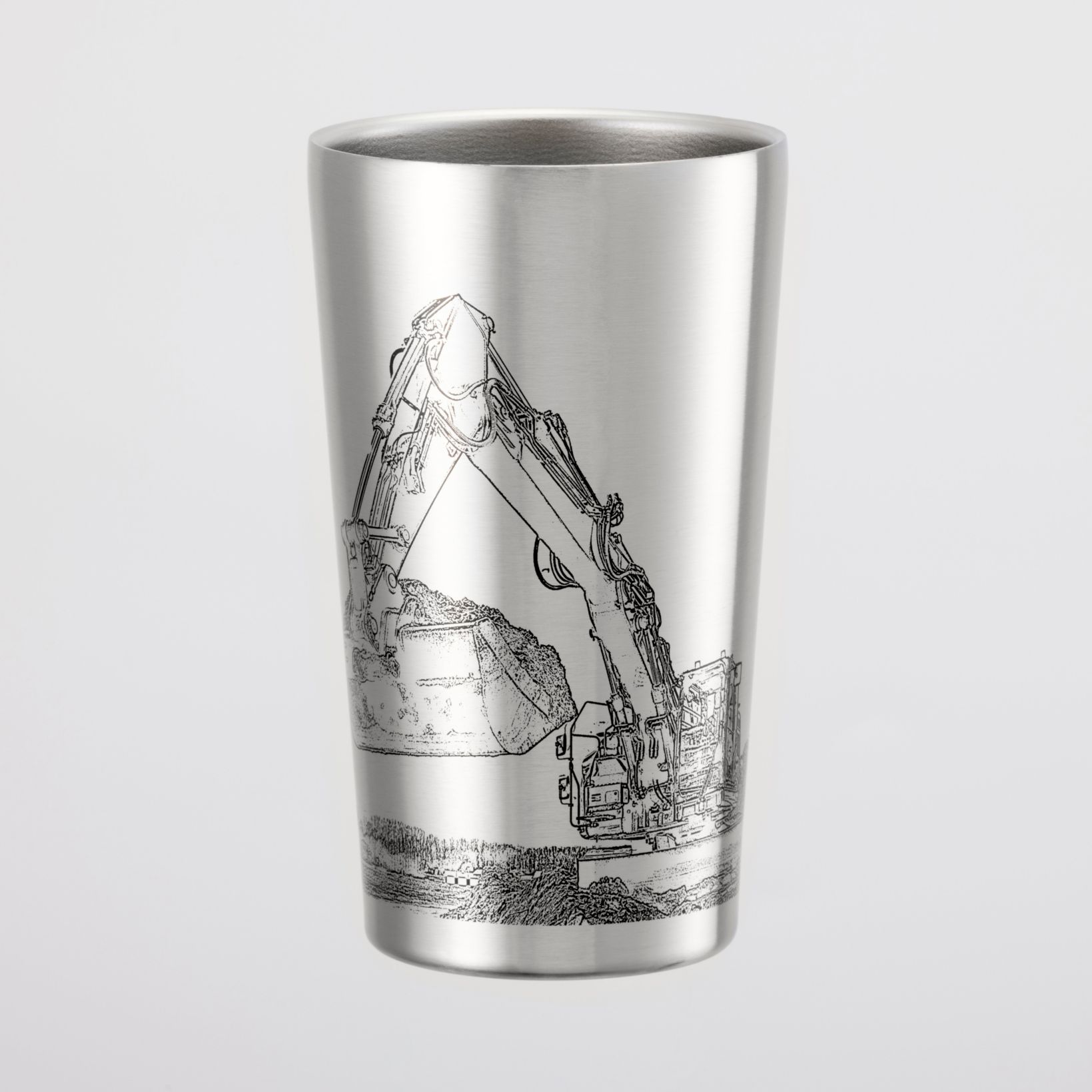 ZAXISサーモタンブラー シルバー 450ml