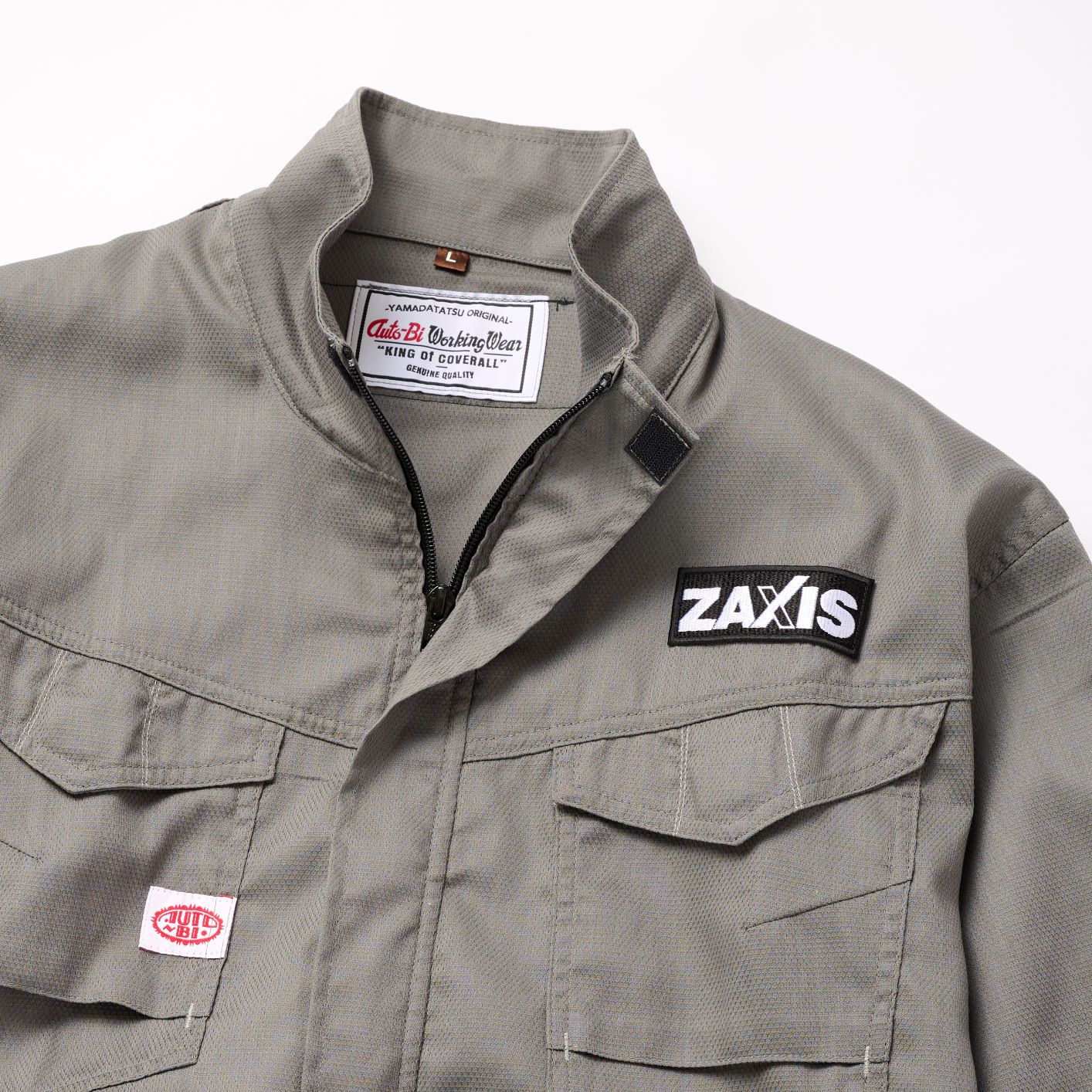 ZAXISつなぎ（夏用メッシュ グレー）