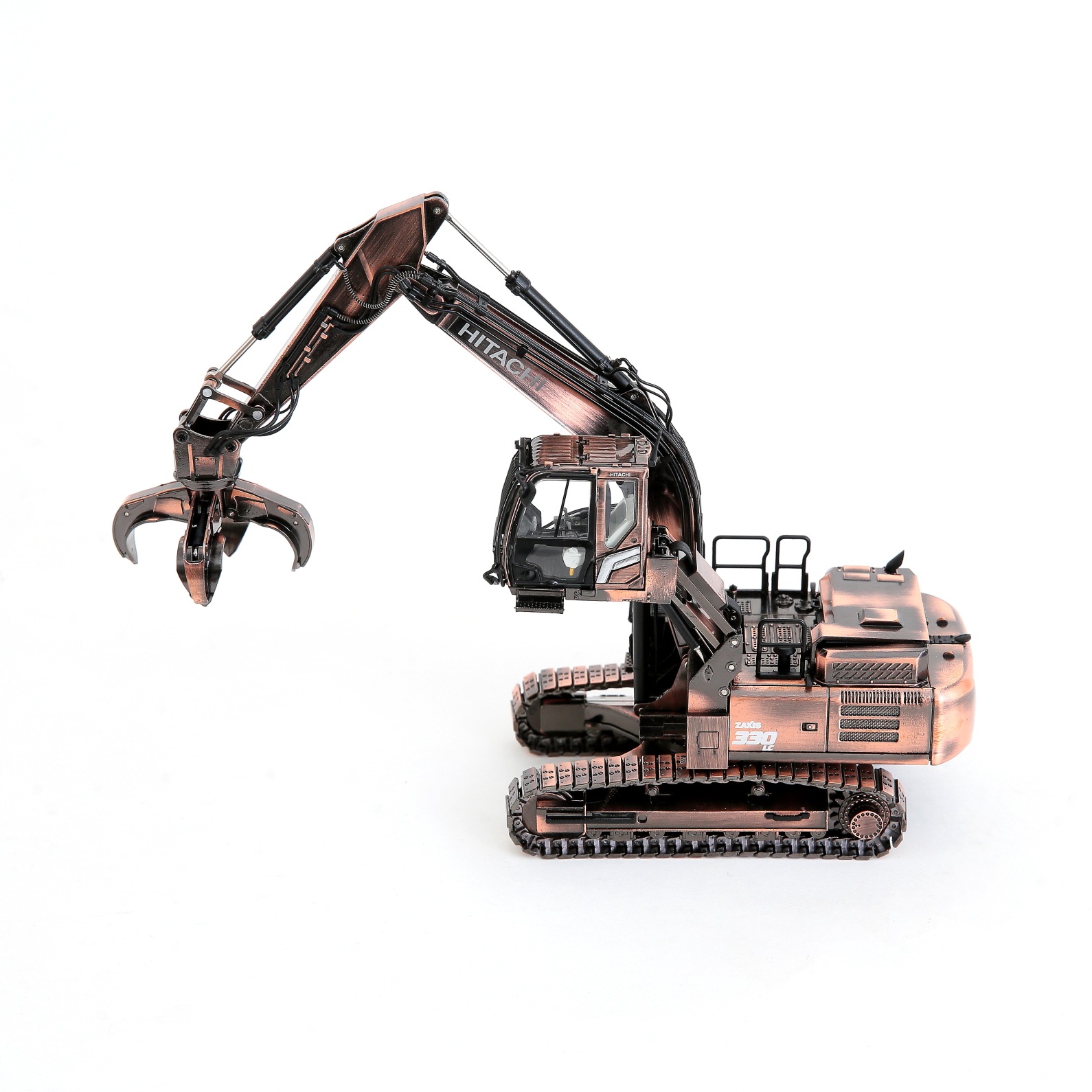 HITACHI 日立建機 銅古美仕様　２セット 数量限定】ZX330LC-7 グラップル仕様(銅古美カラー) | SCALE MODEL