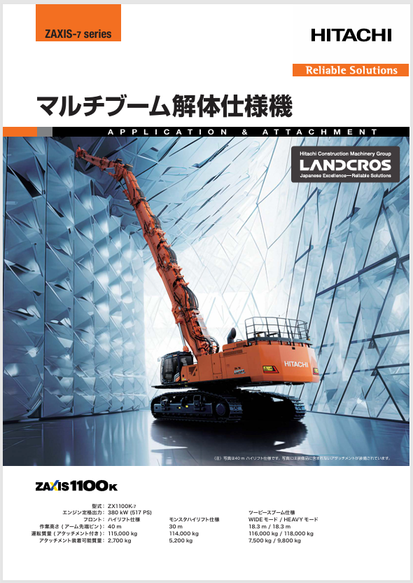 ZX1100K-7 (1種セット) | SCALE MODEL | 日立建機日本オンラインストア