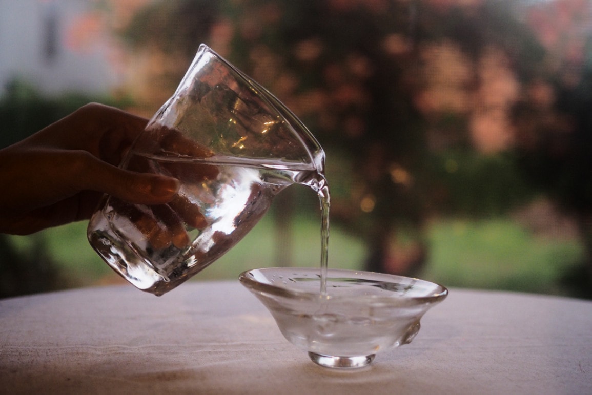 安土天平|面取り酒器