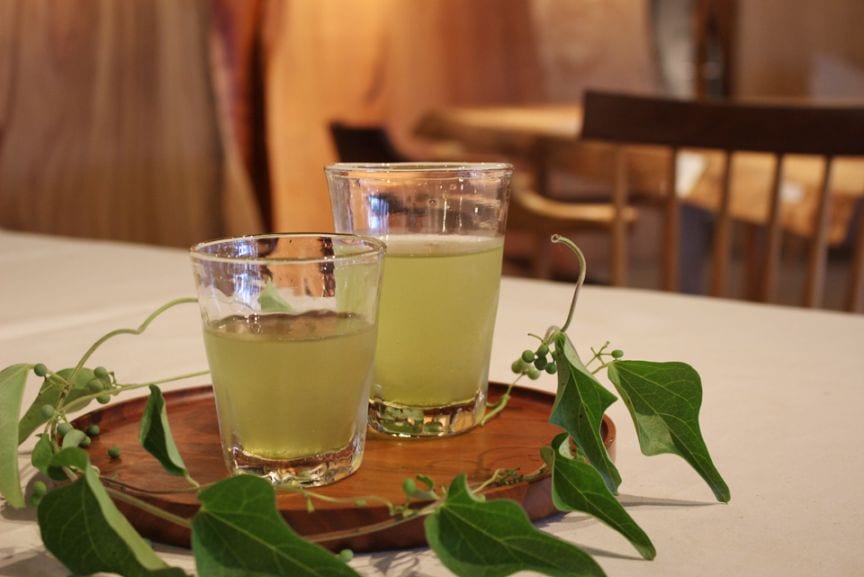 安土天平|面取りグラス 小