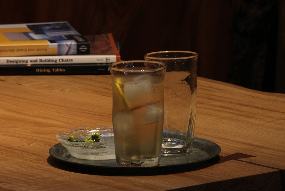 安土忠久|面取りグラス（大）