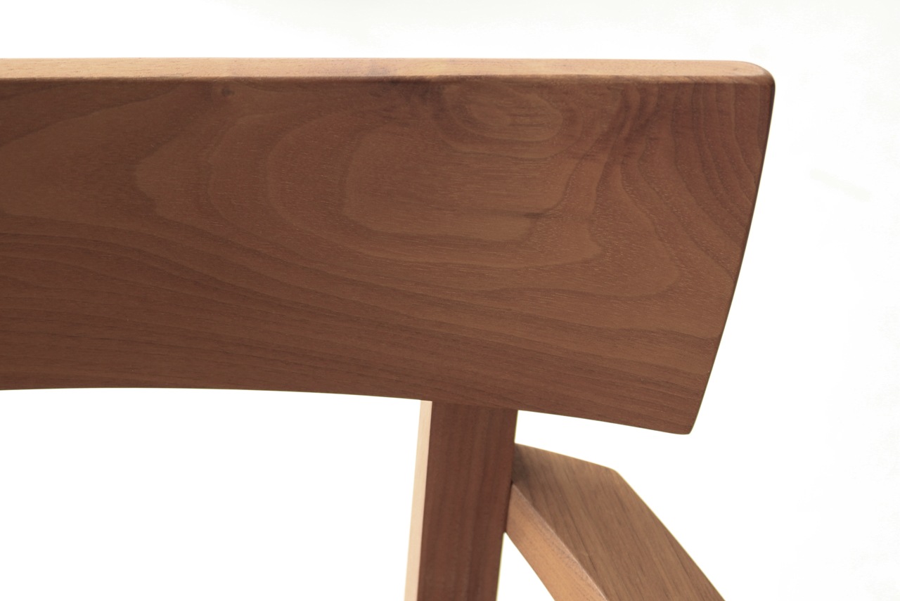 040A ブラックウォールナットアームチェア