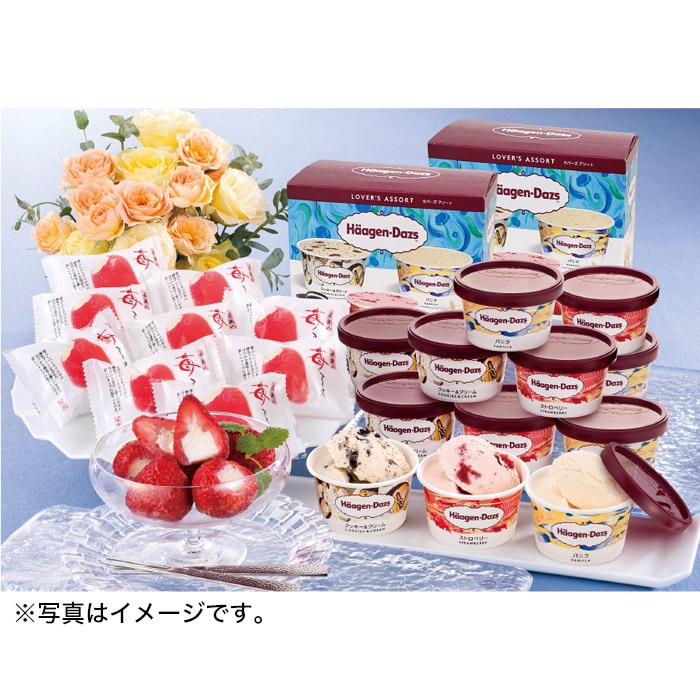 【夏ギフト】ハーゲンダッツ＆苺アイス AH-HGRW