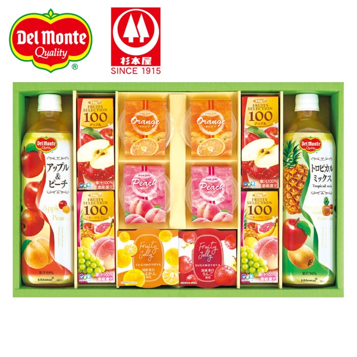 【夏ギフト】デルモンテ果汁飲料&ゼリーギフト SKD-30N