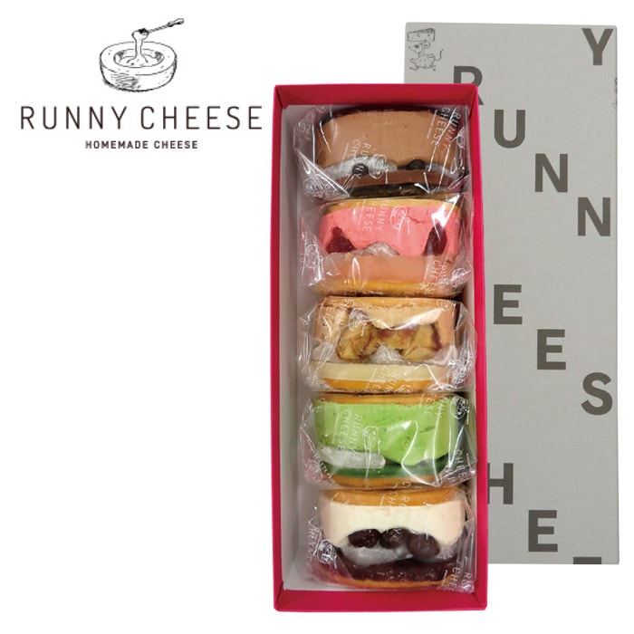 【冬ギフト】羽二重バターチーズサンド5種アソート