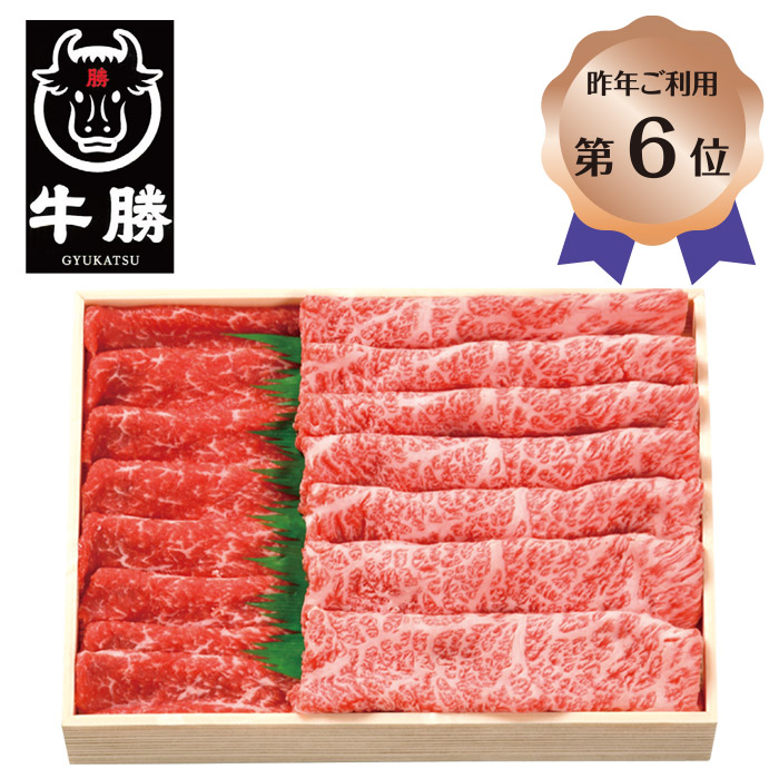 【冬ギフト】氷見牛肩ロース・ももすき焼きセット