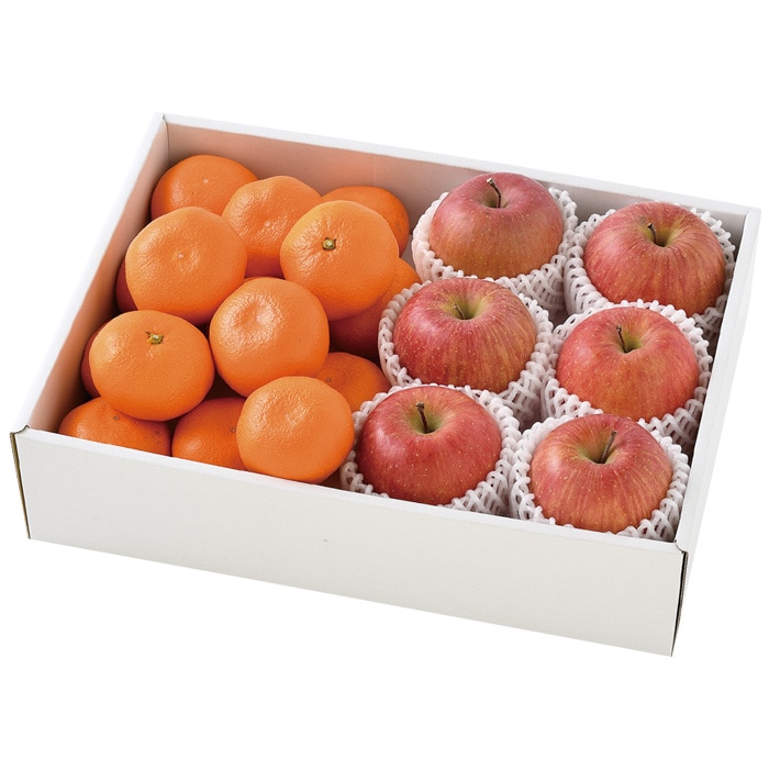 【冬ギフト】岩手のサンふじと田村みかんの詰合せ