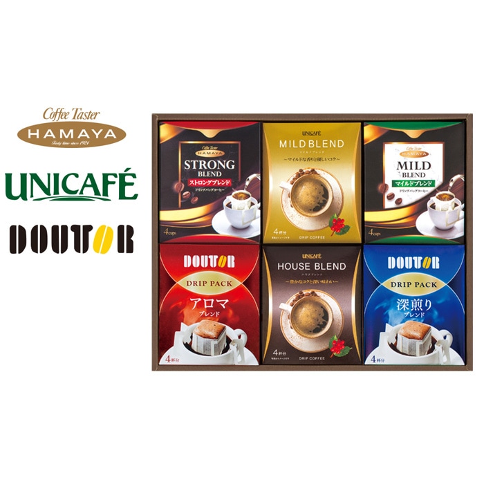 【冬ギフト】ドトール&ユニカフェ&ハマヤギフト MIO-32P