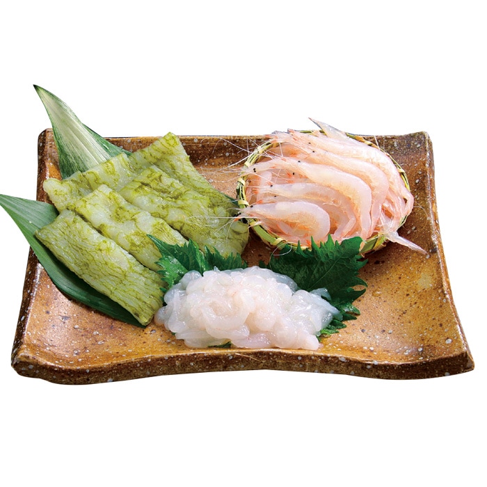 【冬ギフト】富山湾のシロエビ詰合せ 3種（殻付2）