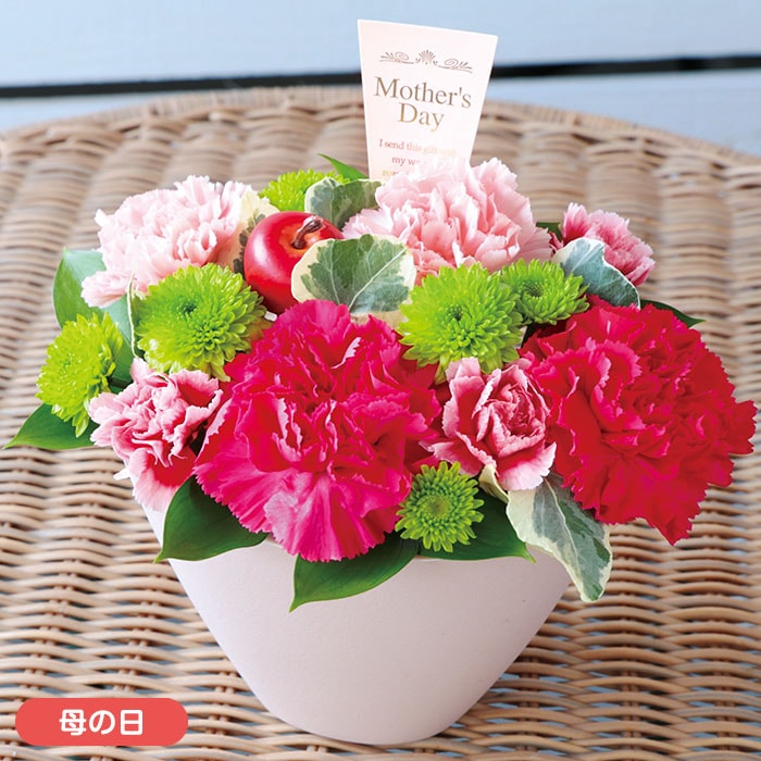 【母の日】アレンジメント「グレースフルピンク」