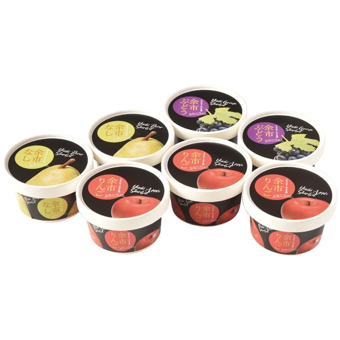 【夏ギフト】余市フルーツシャーベット7個