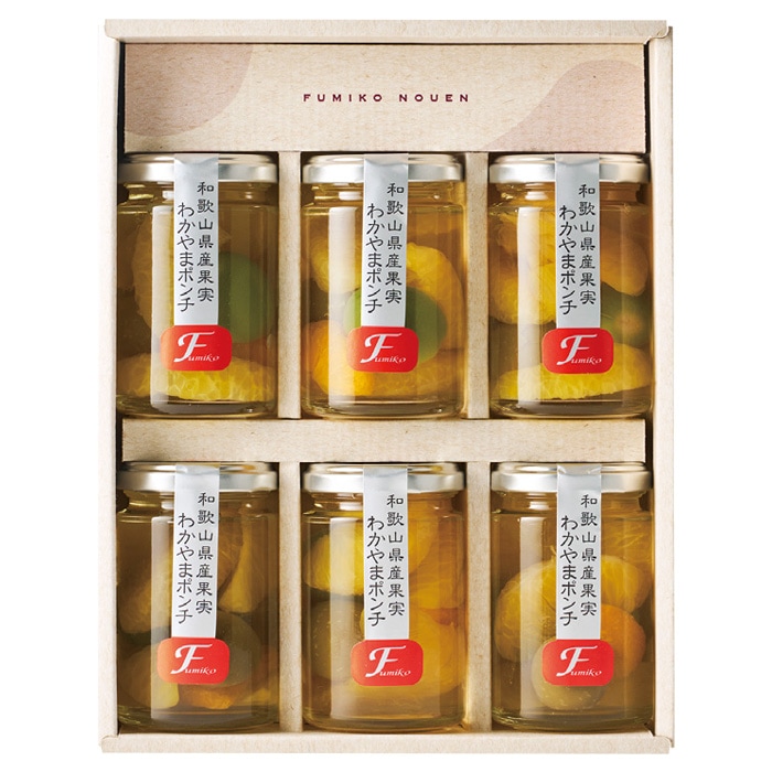 【夏ギフト】わかやまポンチ 6本セット