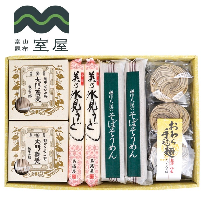 【夏ギフト】越中の味 麺のしらべ OB-4