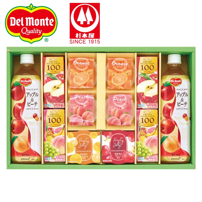 【夏ギフト】デルモンテ果汁飲料&ゼリーギフト SKD-30R