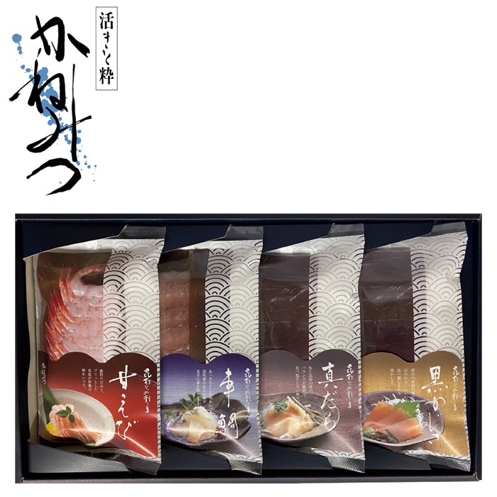 【夏ギフト】昆布じめ刺身詰合せ4種 PG-32N