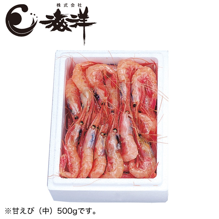 【冬ギフト】日本海産船凍甘えび(中) 1kg