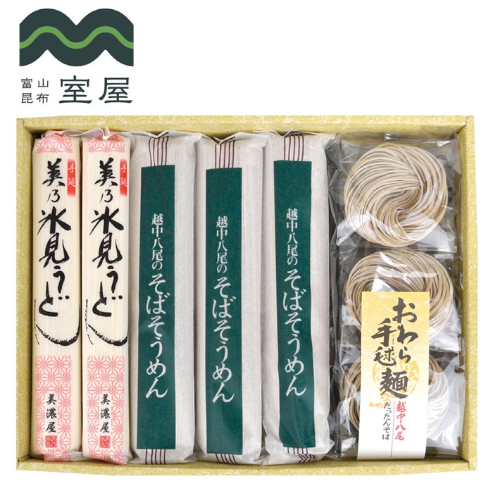 【冬ギフト】越中の味 麺のしらべ OB-3