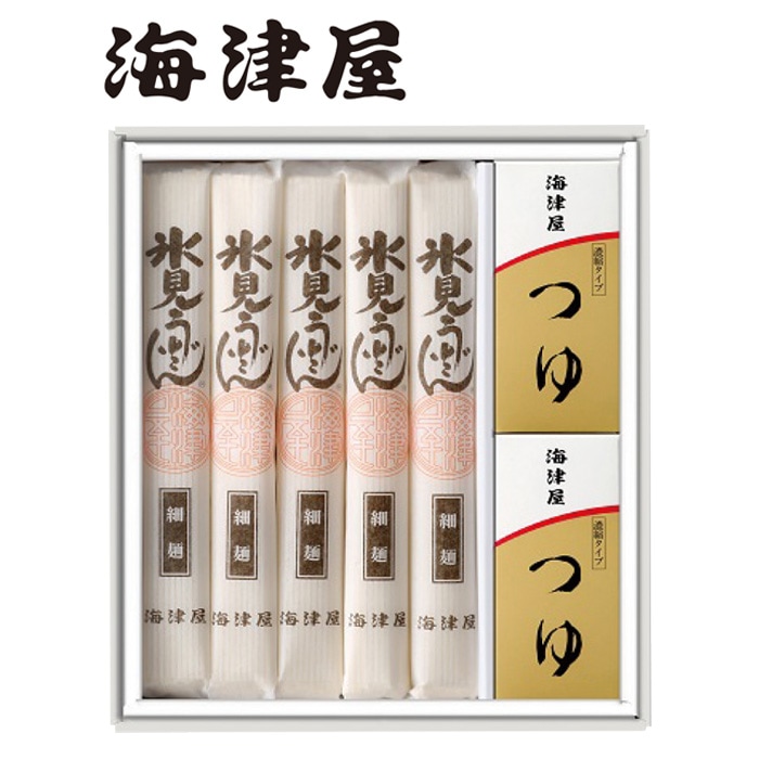 【冬ギフト】氷見うどん細麺 5本つゆセット