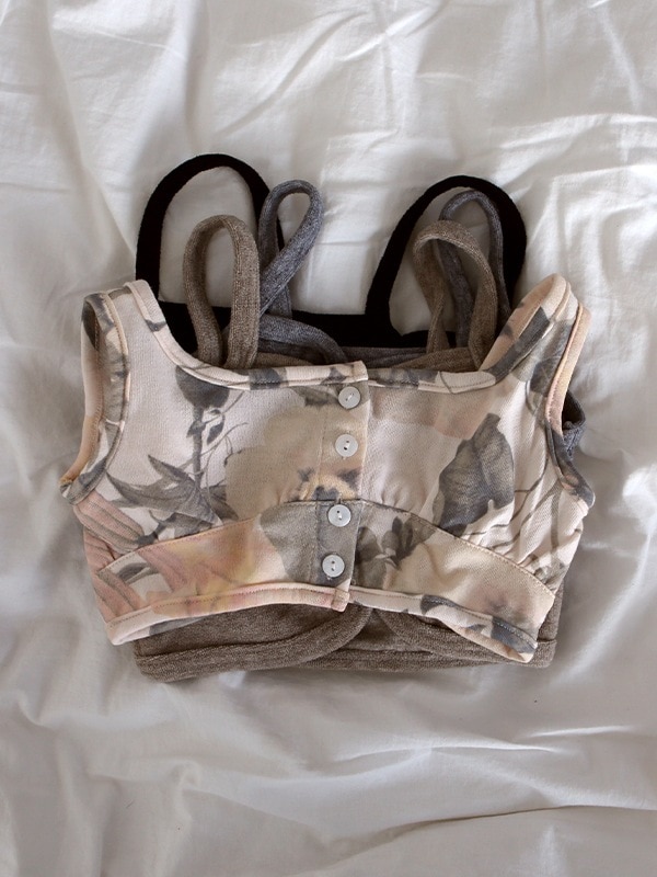 floral bustier
