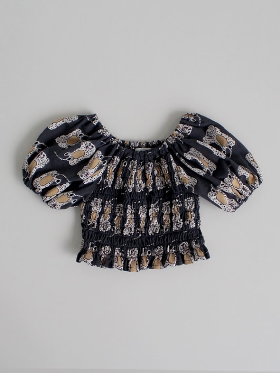 smock puff catdoggy tops