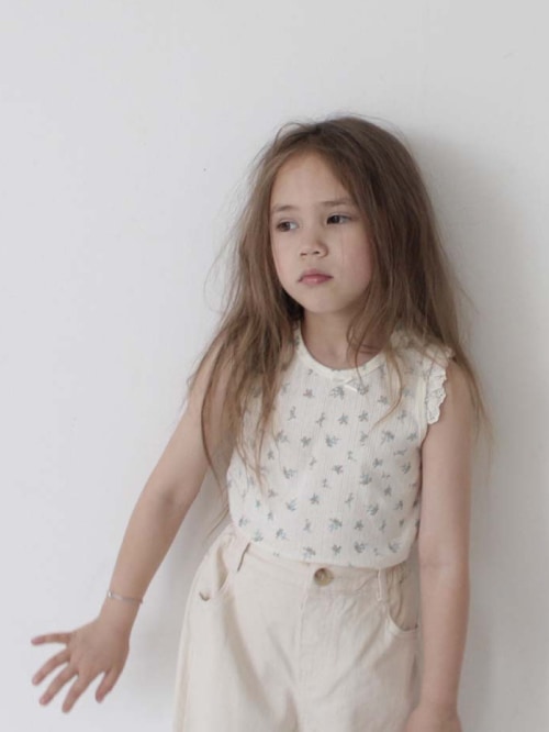 floral sleeveless