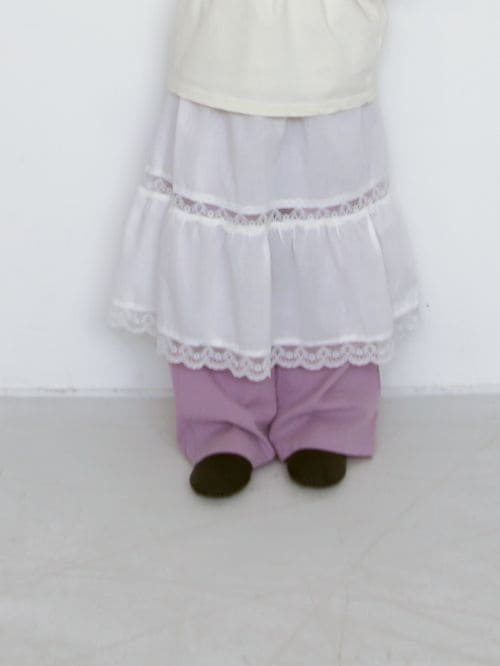 levain lace skirt(2color)