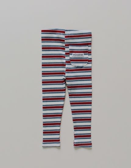 Hervest stroll stripe leggings(wine)