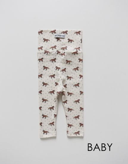 Baby horse and snow leggings