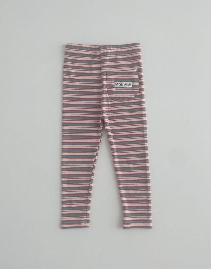 Vada stripe leggings(red)