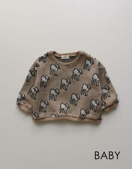 Awake Little Lamb Retro Baby Tops