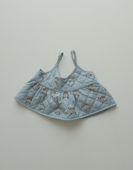 Frilly Mottled Little Goat Quilting Bustier  