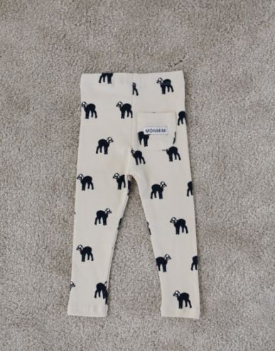 Play Leggings-BLack Goat