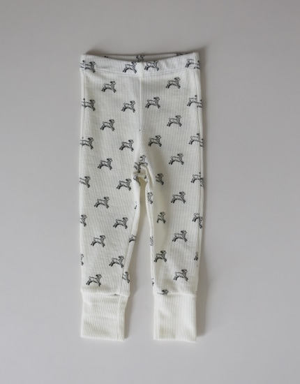 Into Dreamcore Sheep Rib Leggings Pants