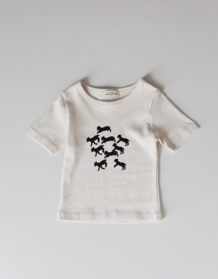 February Tshirts no1-A Flock of Sheep Silhouette