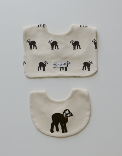 Black Goat Bib