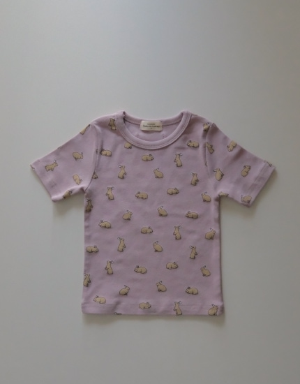 Kids Half Tops-Busy Little Rabbits
