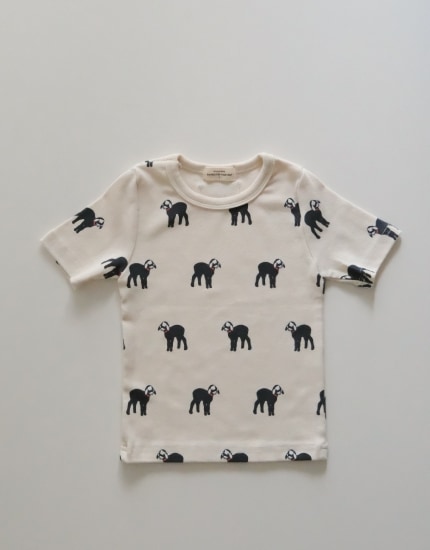 Kids Half Tops-Black Goat