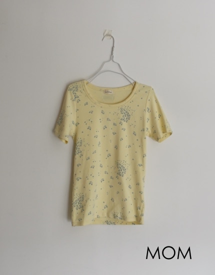 Mom FarFar Yellow Star Tops