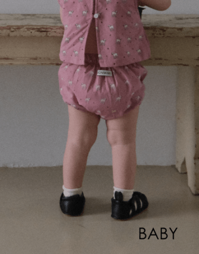 Pudding Bloomer-Pink Sheep
