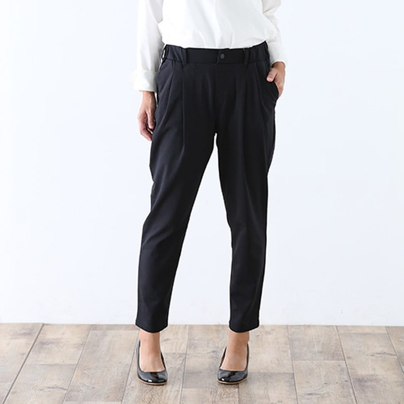 TRICKZIP（トリックジップ）テーパードストレッチポンチBK