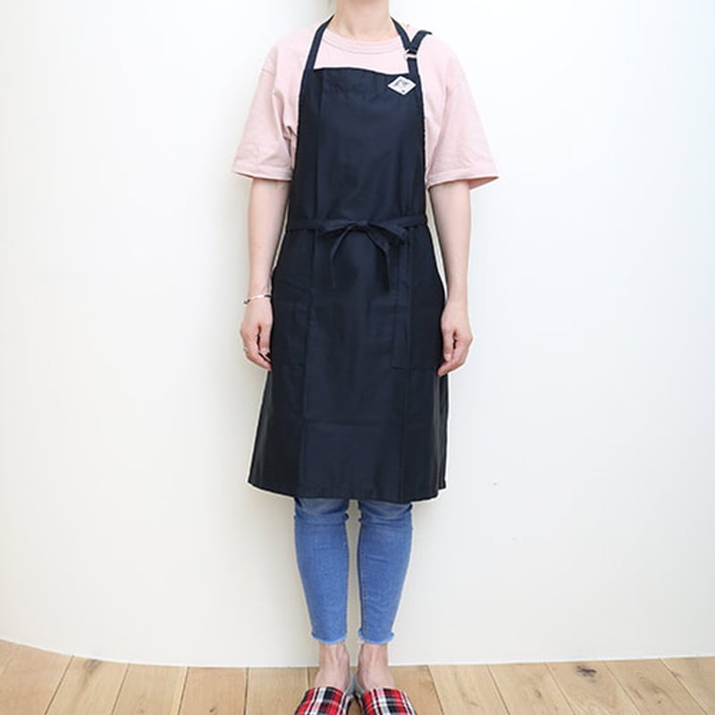 【ベルルッティ】非売品エプロン 汚れが目立ちにくいヒッコリーエプロン。 T8543