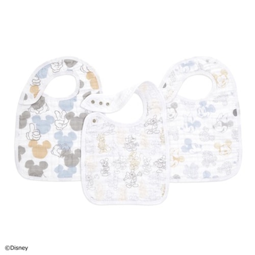 クラシック スナップビブ ミッキー＋ミニー|エイデン&アネイ