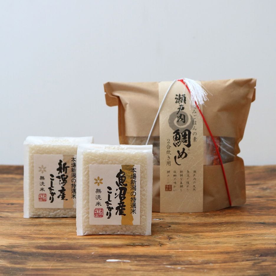 ●瀬戸内鯛めしとこだわりのお米ギフト